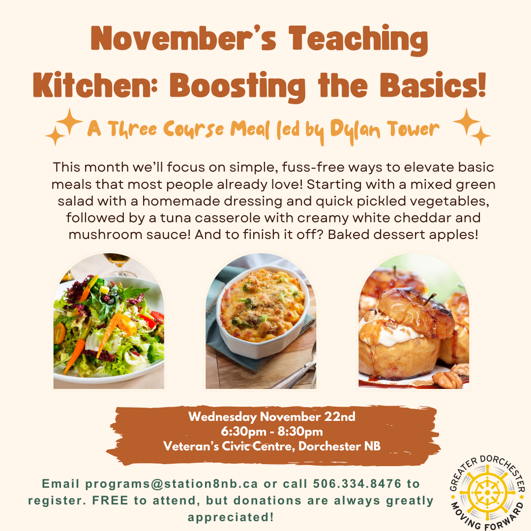 November’s Teaching Kitchen: Boosting the Basics