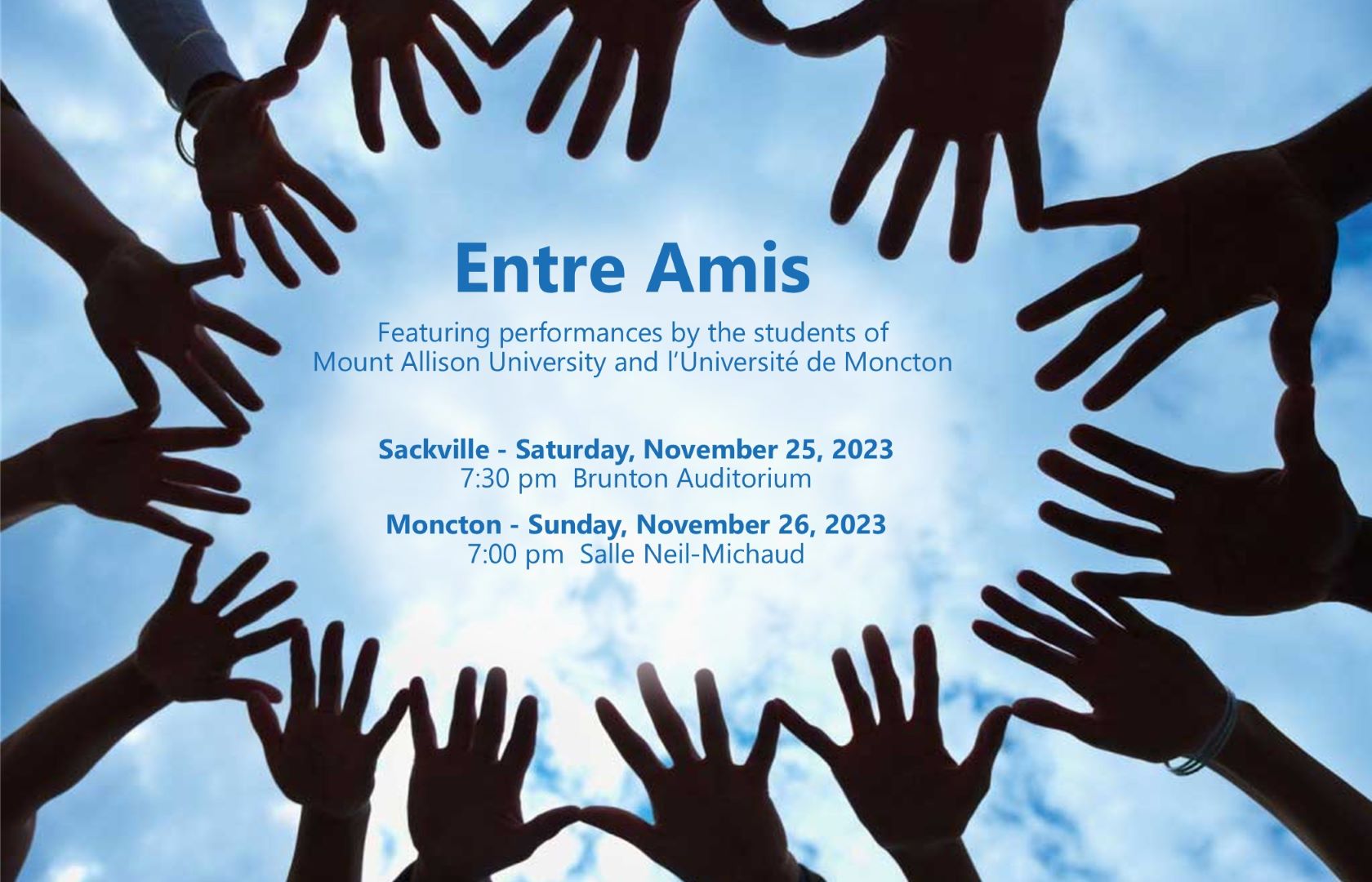 Student Recital: Entre Amis – Sackville concert